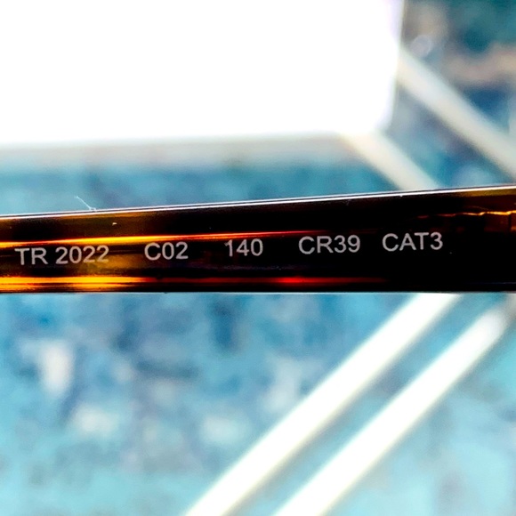 ✨Thierry Mugler✨Tortoiseshell Squared Cat Sunglasses (TR 2022 C02 140 CR39 CAT3) - Picture 6 of 16